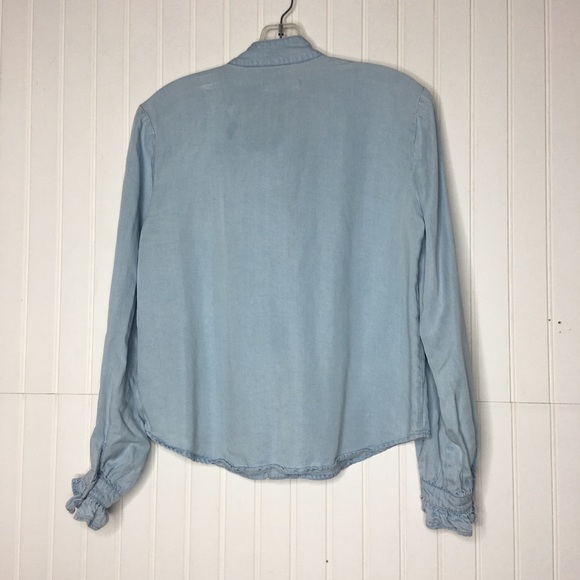 Seven For All Mankind Neck Tie Chambray Button Down - Picture 7 of 8